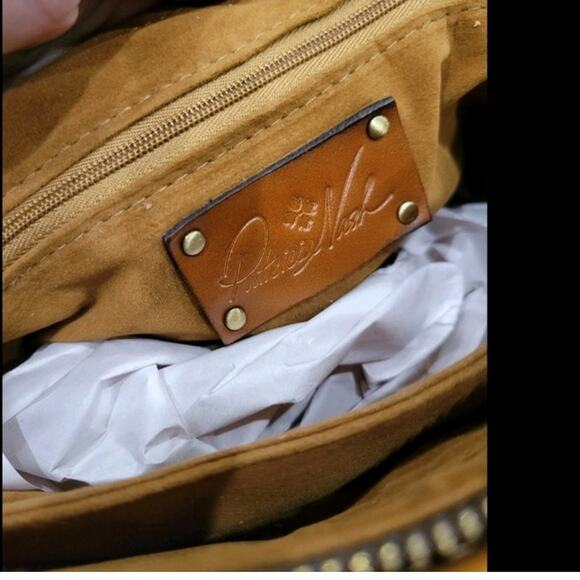 Patricia Nash Paris Satchel Parisian Floral‎ Spot Print Purse Handbag Dust Bag - Picture 9 of 10